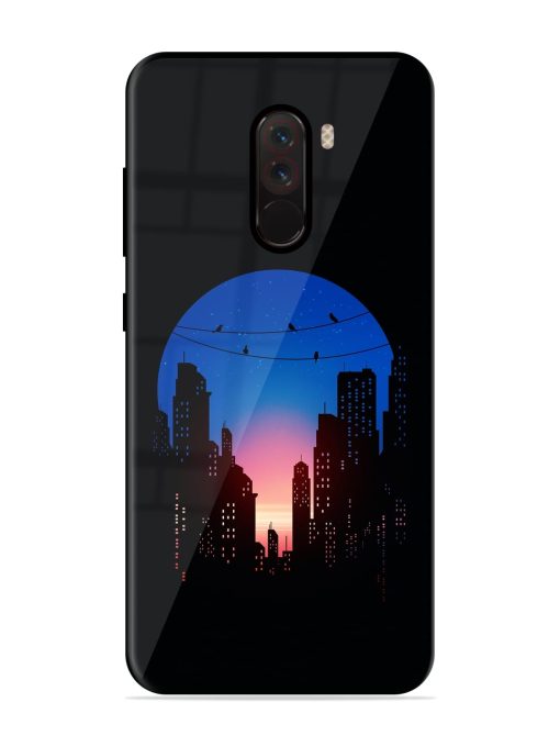 Minima City Vibe Glossy Metal Phone Cover for Poco F1 Zapvi