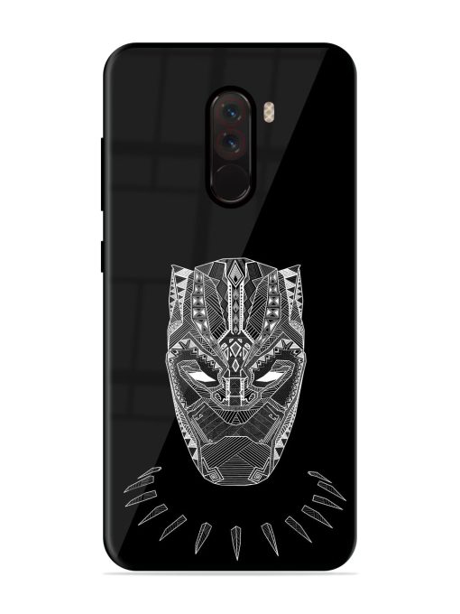 Fictional Art Glossy Metal Phone Cover for Poco F1 Zapvi