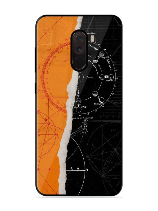 Planning Zoning Glossy Metal Phone Cover for Poco F1 Zapvi