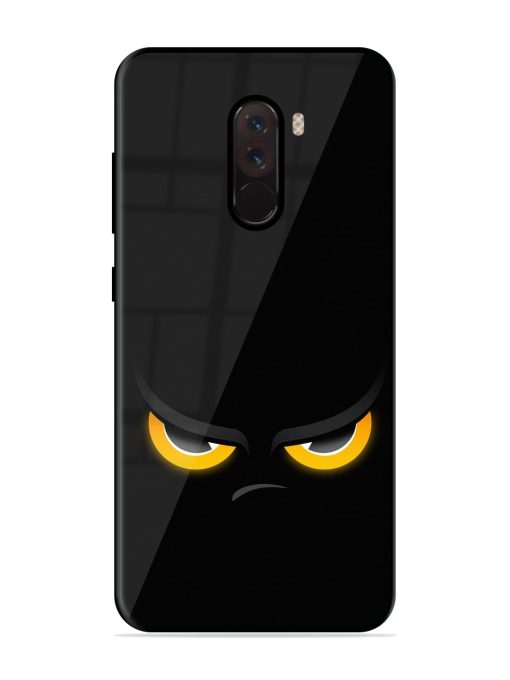 Cartoon Eye Glossy Metal Phone Cover for Poco F1