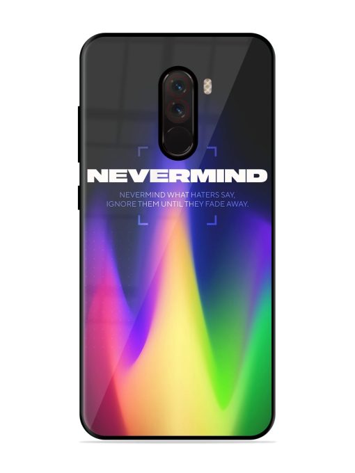 Nevermind Glossy Metal Phone Cover for Poco F1 Zapvi