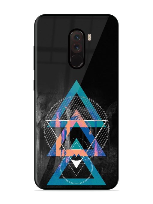 Indie Cross Glossy Metal Phone Cover for Poco F1