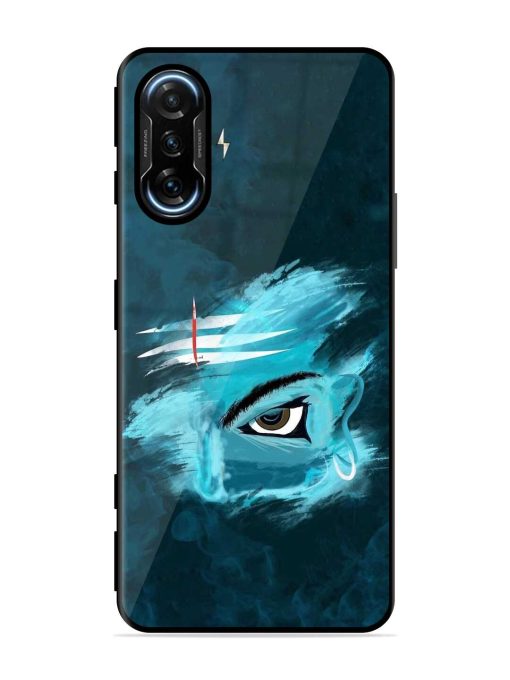 Lord Shiva Glossy Metal Phone Cover for Poco F3 Gt (5G) Zapvi