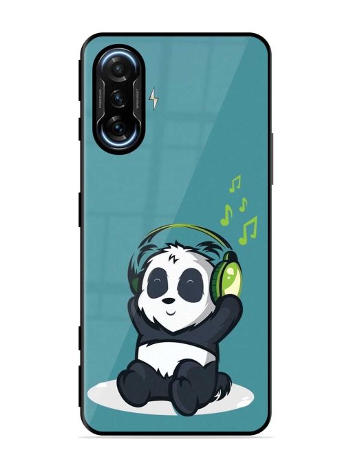 Music Panda Glossy Metal Phone Cover for Poco F3 Gt (5G) Zapvi