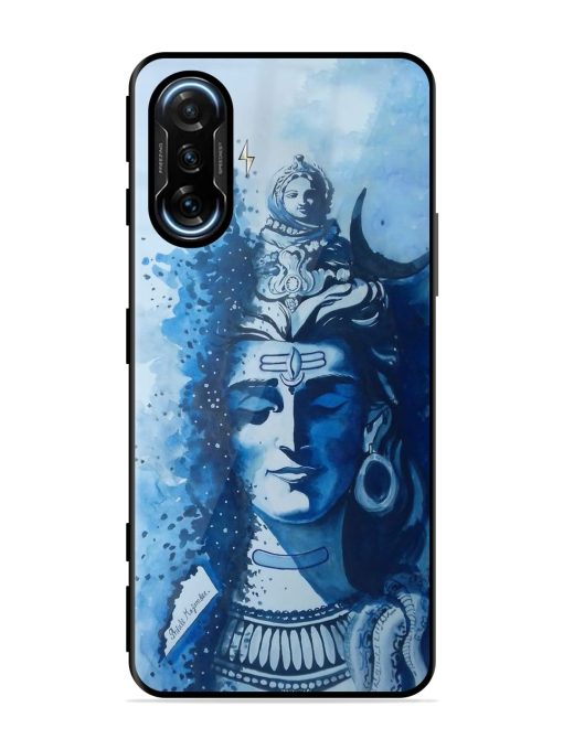 Shiv Art Glossy Metal Phone Cover for Poco F3 Gt (5G)