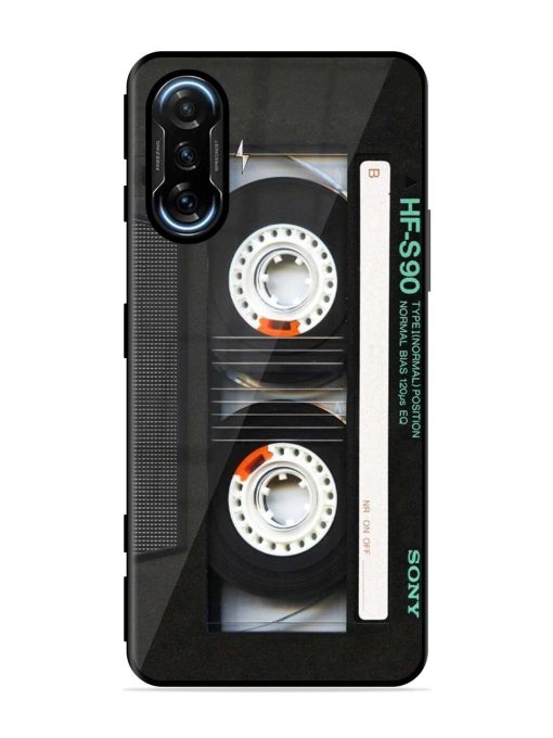 Sony Hf-S90 Cassette Glossy Metal Phone Cover for Poco F3 Gt (5G)