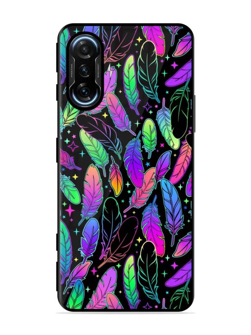 Bright Multi Colored Seamless Glossy Metal Phone Cover for Poco F3 Gt (5G) Zapvi