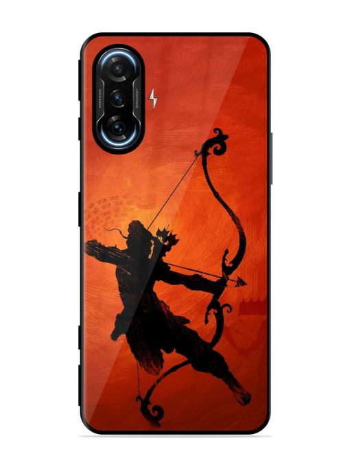 Illustration Lord Rama Glossy Metal Phone Cover for Poco F3 Gt (5G) Zapvi