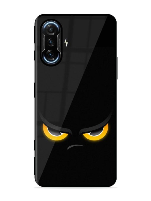 Scary Yellow Eye Glossy Metal TPU Phone Cover for Poco F3 Gt (5G) Zapvi