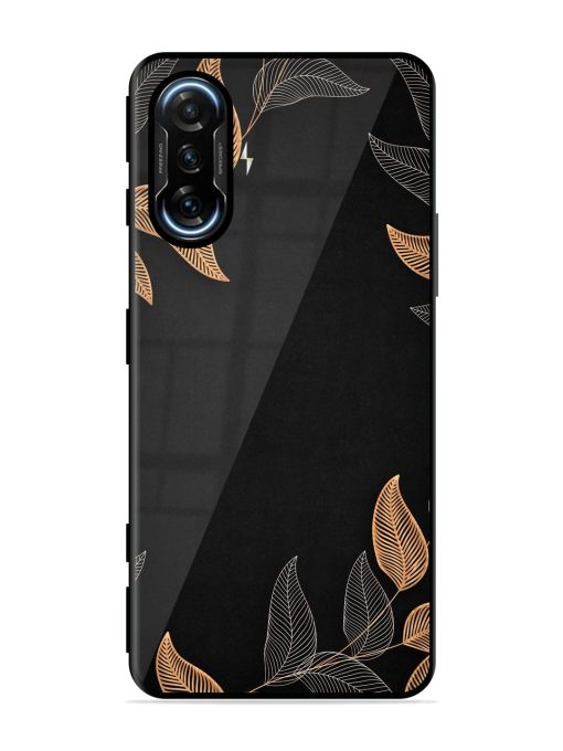 Foliage Art Glossy Metal Phone Cover for Poco F3 Gt (5G) Zapvi