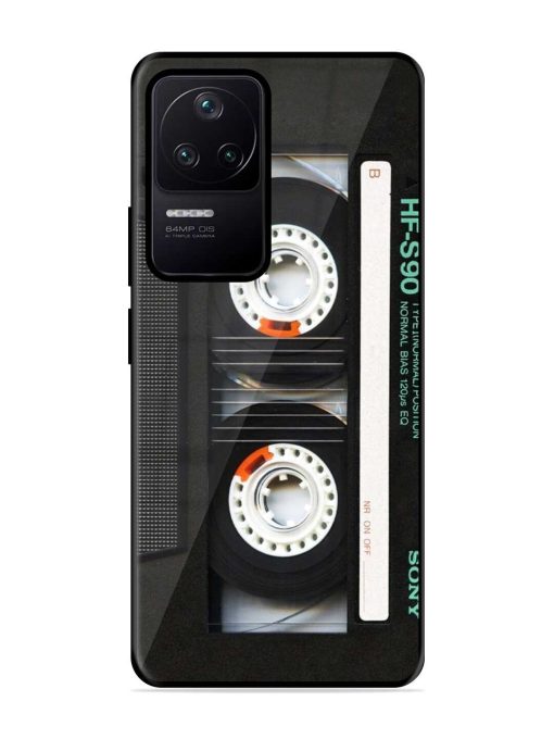 Sony Hf-S90 Cassette Glossy Metal Phone Cover for Poco F4 (5G) Zapvi