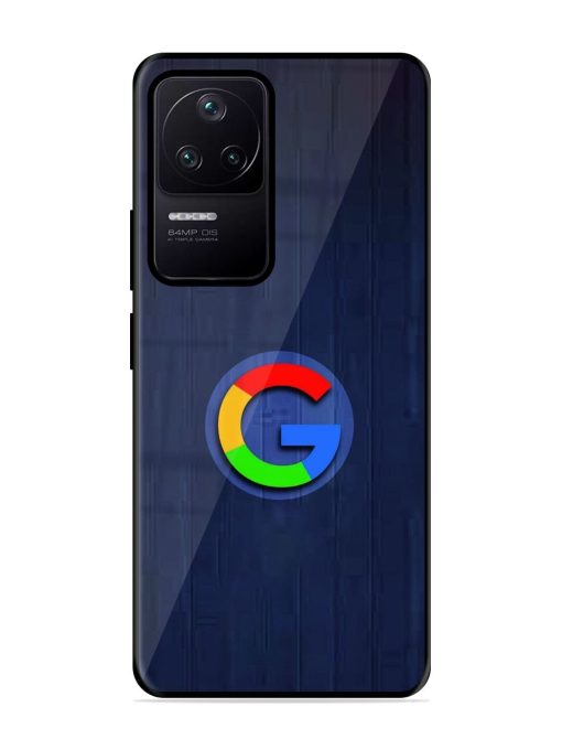 Google Logo Printed Glossy Metal TPU Phone Cover for Poco F4 (5G)