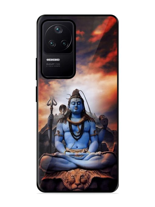 Jai Jai Shiv Glossy Metal Phone Cover for Poco F4 (5G)