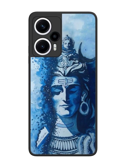 Shiv Art Glossy Metal Phone Cover for Poco F5 (5G) Zapvi