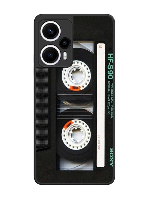 Sony Hf-S90 Cassette Glossy Metal Phone Cover for Poco F5 (5G) Zapvi