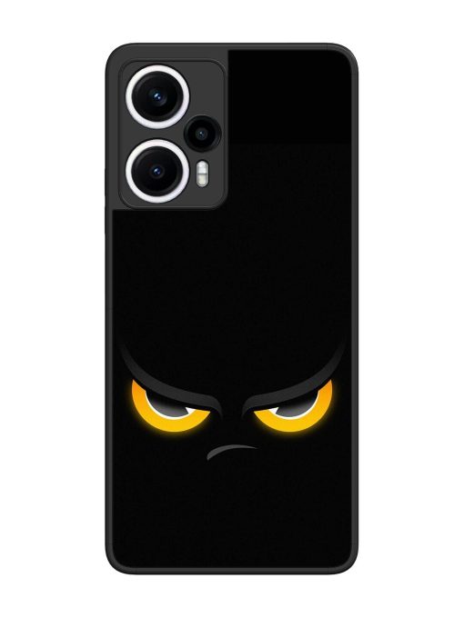 Scary Yellow Eye Glossy Metal TPU Phone Cover for Poco F5 (5G)