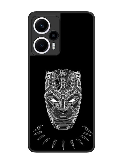 Fictional Art Glossy Metal Phone Cover for Poco F5 (5G) Zapvi