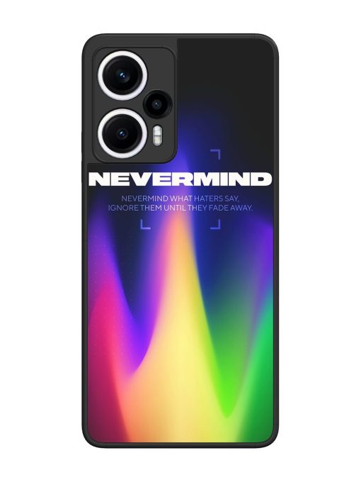 Nevermind Glossy Metal Phone Cover for Poco F5 (5G) Zapvi