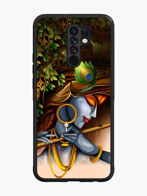 Krishna Glossy Metal Phone Cover for Poco M2 Zapvi