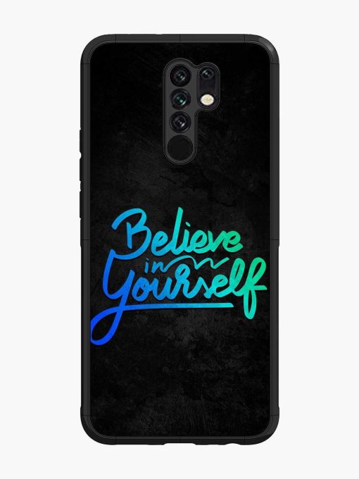 Believe In Yourself Glossy Metal Phone Cover for Poco M2 Zapvi