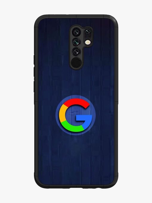 Google Logo Printed Glossy Metal TPU Phone Cover for Poco M2