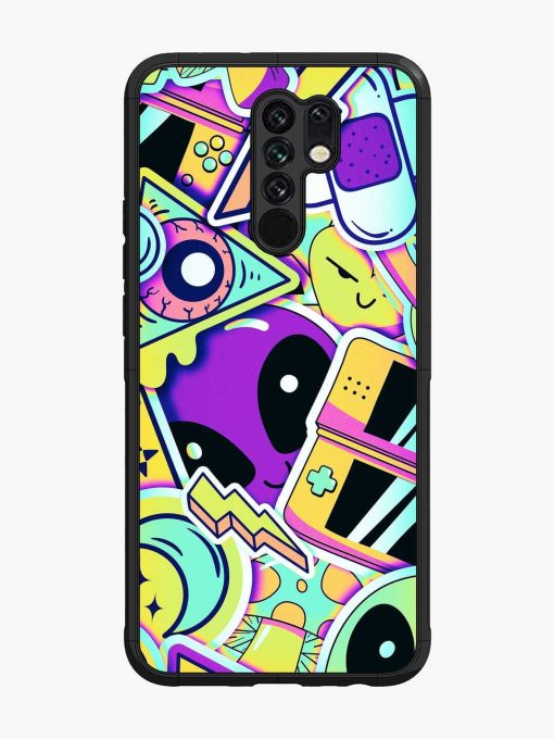 Scratch Art Glossy Metal Phone Cover for Poco M2