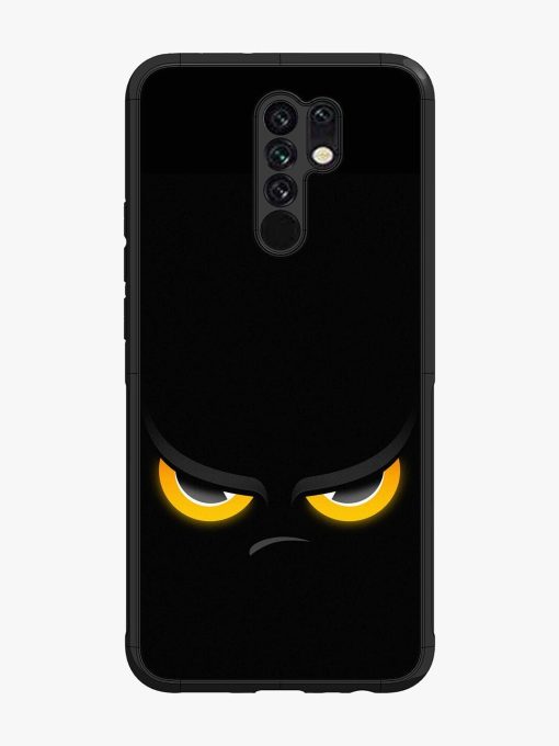 Scary Yellow Eye Glossy Metal TPU Phone Cover for Poco M2 Zapvi