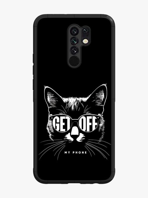 Get Off Glossy Metal TPU Phone Cover for Poco M2 Zapvi