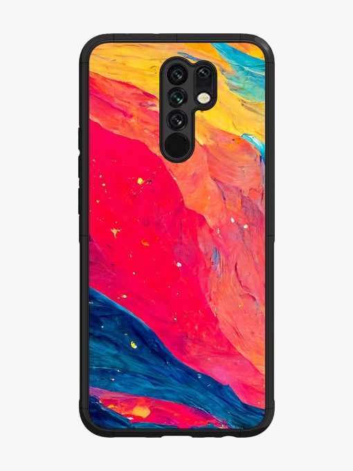 Starry Night Glossy Metal Phone Cover for Poco M2