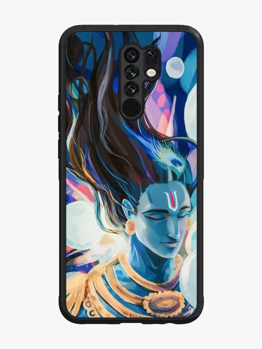 Bhagwan Sri Krishna Glossy Metal Phone Cover for Poco M2 Zapvi