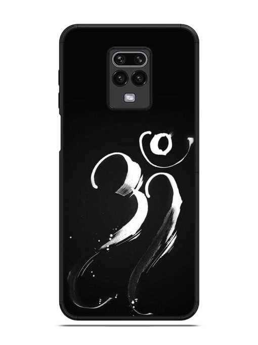 Om Logo Glossy Metal Phone Cover for Poco M2 Pro