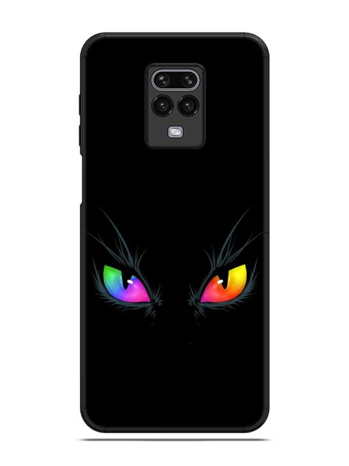 Cat Eyes Glossy Metal Phone Cover for Poco M2 Pro Zapvi