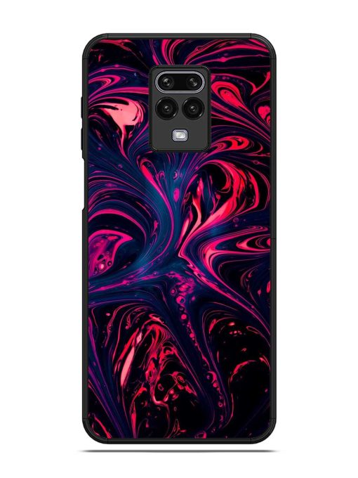 Abstract Background Glossy Metal Phone Cover for Poco M2 Pro Zapvi