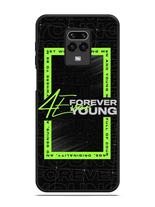 Forever Young Glossy Metal Phone Cover for Poco M2 Pro Zapvi