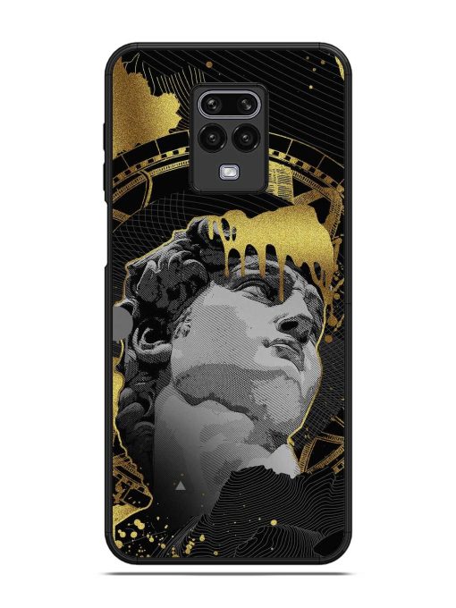 Roman Face Glossy Metal Phone Cover for Poco M2 Pro Zapvi