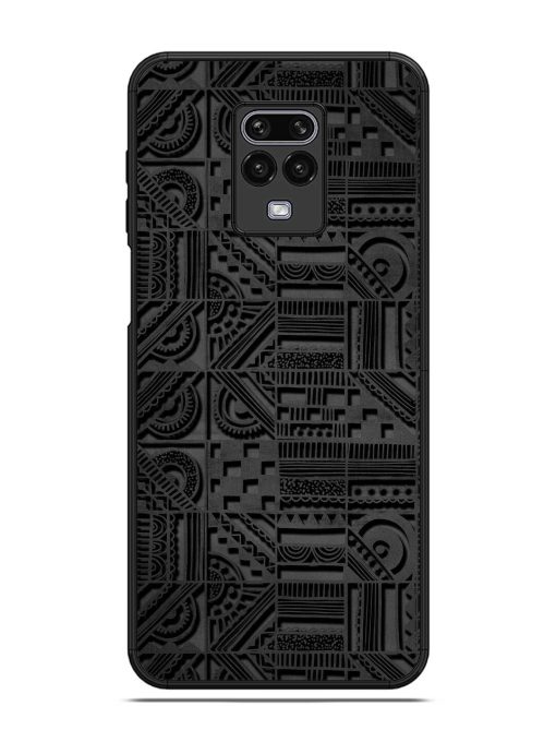 Seamless Pattern Glossy Metal Phone Cover for Poco M2 Pro Zapvi