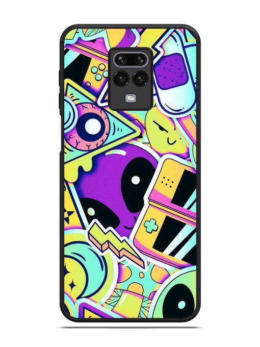 Scratch Art Glossy Metal Phone Cover for Poco M2 Pro Zapvi