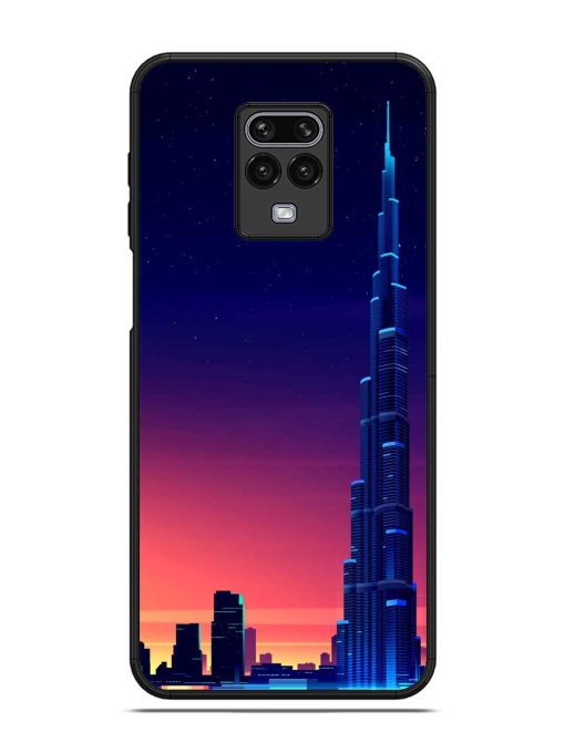 Burj Khalifa Abstract Glossy Metal Phone Cover for Poco M2 Pro Zapvi