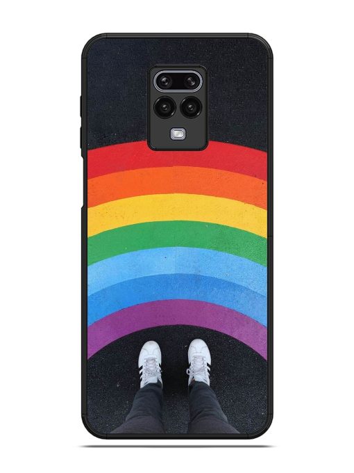 Legs Rainbow Glossy Metal TPU Phone Cover for Poco M2 Pro Zapvi