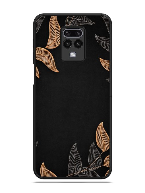 Foliage Art Glossy Metal Phone Cover for Poco M2 Pro