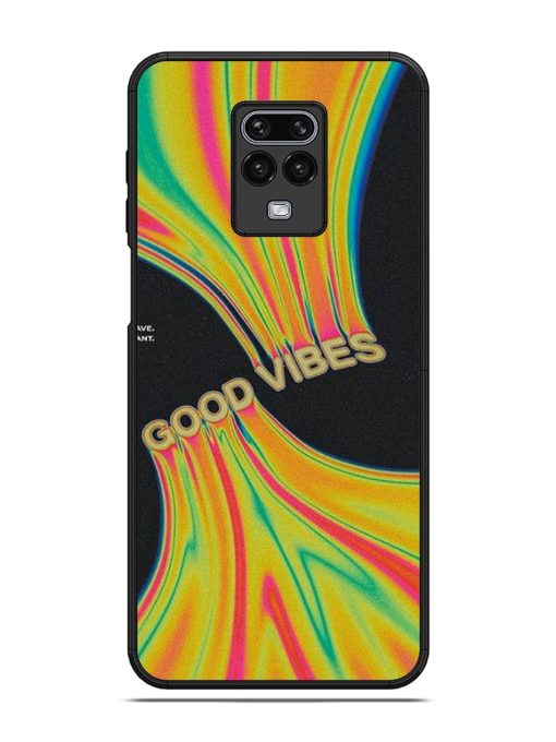 Good Vibes Glossy Metal Phone Cover for Poco M2 Pro Zapvi