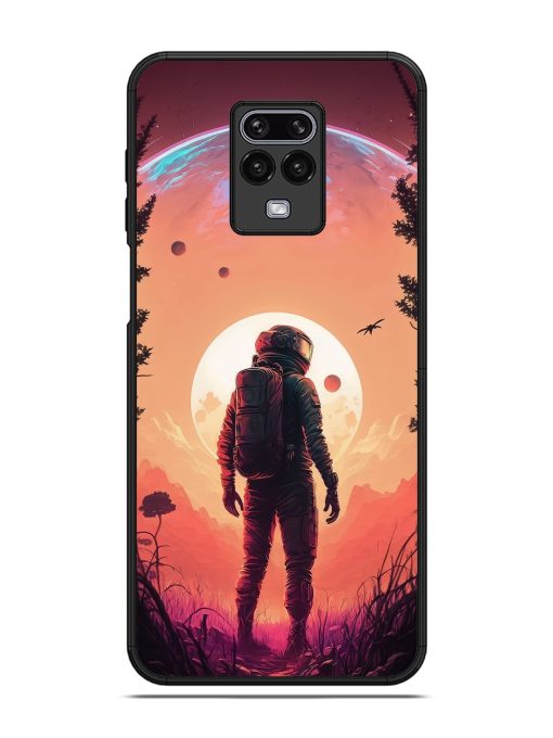 Red Sky At Morning Glossy Metal Phone Cover for Poco M2 Pro Zapvi