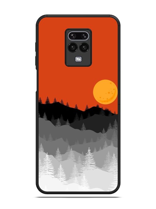 Mountain Lofi Sun Glossy Metal Phone Cover for Poco M2 Pro Zapvi