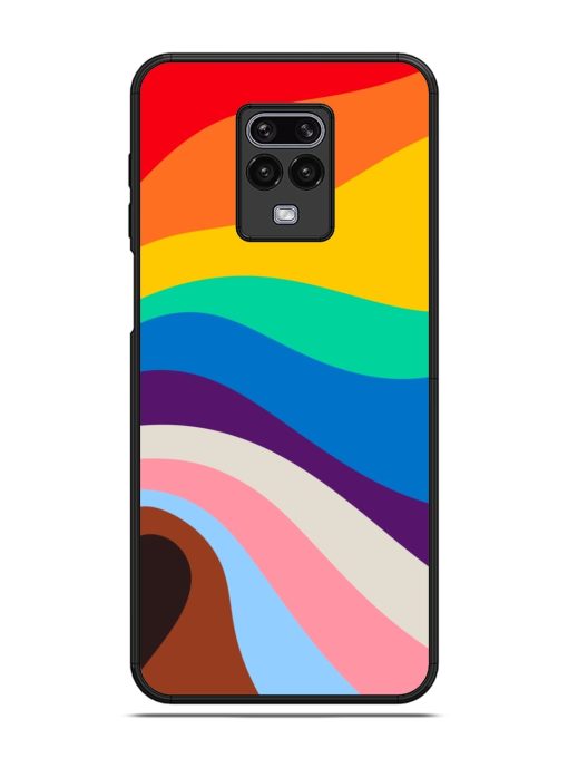 Minimal Pride Art Glossy Metal Phone Cover for Poco M2 Pro