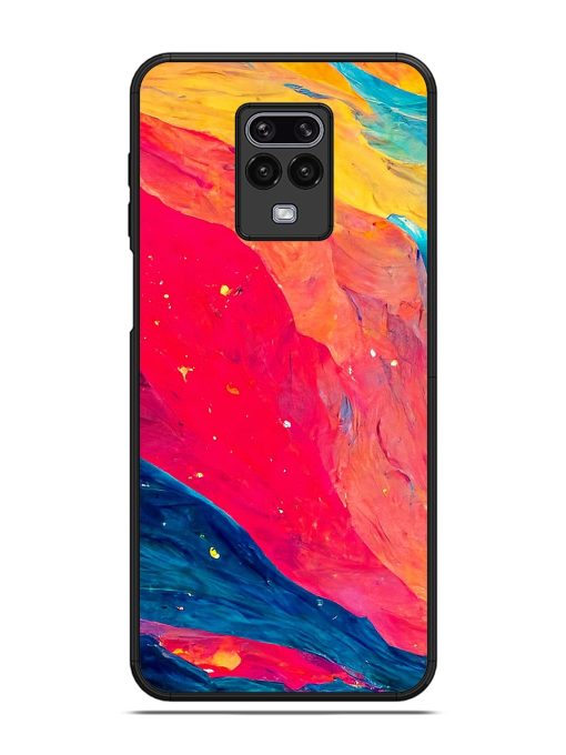 Starry Night Glossy Metal Phone Cover for Poco M2 Pro