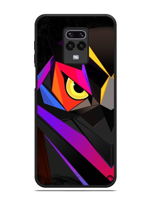 Wpap Owl Glossy Metal Phone Cover for Poco M2 Pro Zapvi