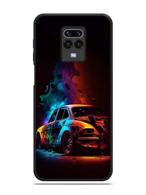 High Classic Car Art Glossy Metal Phone Cover for Poco M2 Pro Zapvi