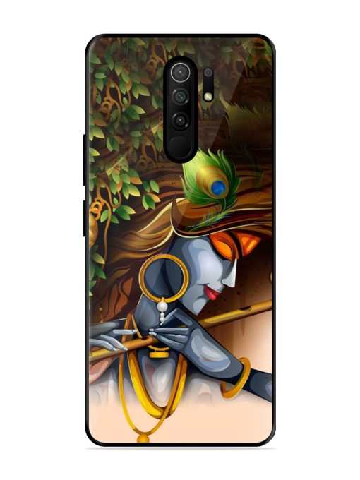 Krishna Glossy Metal Phone Cover for Poco M2 Reloaded Zapvi