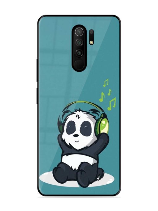 Music Panda Glossy Metal Phone Cover for Poco M2 Reloaded