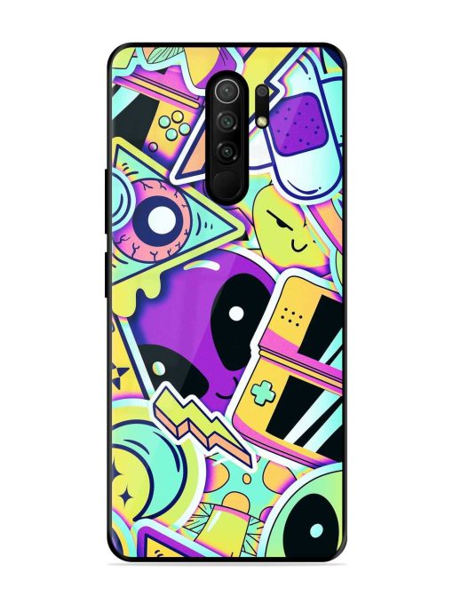 Scratch Art Glossy Metal Phone Cover for Poco M2 Reloaded Zapvi